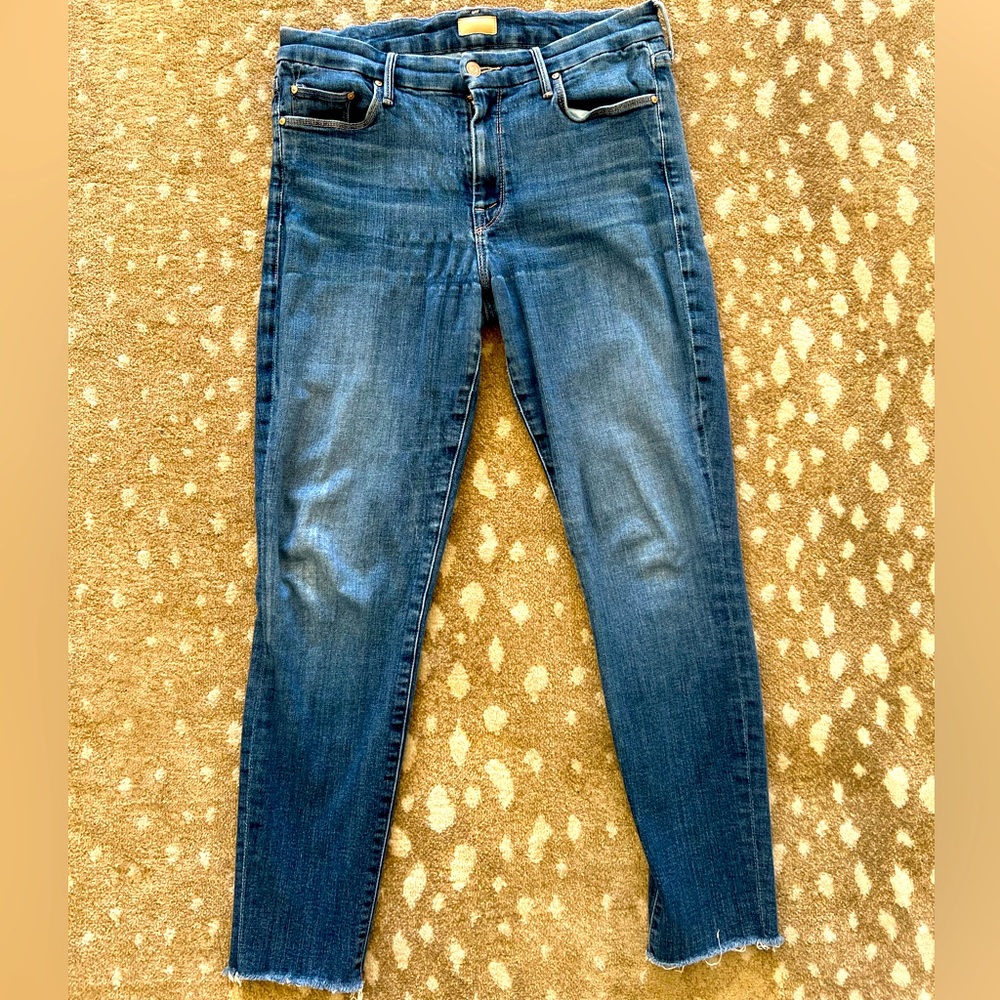 MOTHER jeans, Looker Ankle Fray, Girl Crush, size 31